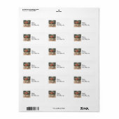 Hoofd van de Sand Republikein Partij Etiket (Full Sheet)