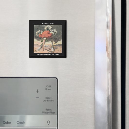 Hoofd van de Sand Republikein Partij Magneet (Insitu (Koelkast))