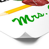 Hoofd van de school / Poster van de leraar - SRF (Hoek)