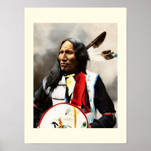 Hoofd van de Sioux-indianen Poster (Voorkant)