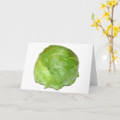 Hoofd van de Sla Kaart (Gele Bloem)