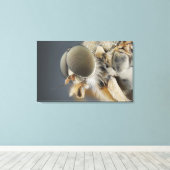 Hoofd van de Snipe Fly Canvas Afdruk (Insitu (Houten vloer))