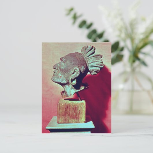 Hoofd van de Squanto Briefkaart (Staand voorkant)