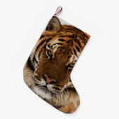 Hoofd van de tijger van Siberië Kleine Kerstsok (Voorkant (Hangend))