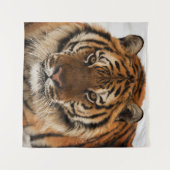Hoofd van de tijger van Siberië Wandkleed (Voorkant (horizontaal))