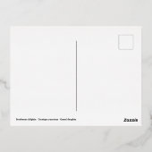 Hoofd van de tuimelaar folie feestdagen briefkaart (Achterkant)