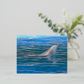 Hoofd van de tuimelaar folie feestdagen briefkaart (Staand Voorkant)