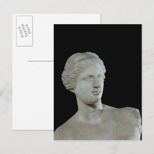Hoofd van de Venus de Milo, c.100 BC Briefkaart (Voorkant / Achterkant)