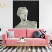 Hoofd van de Venus de Milo, c.100 BC Canvas Afdruk (Insitu (Woonkamer))