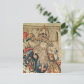 Hoofd van de workshop Karel de Grote, Toernai Briefkaart (Staand voorkant)