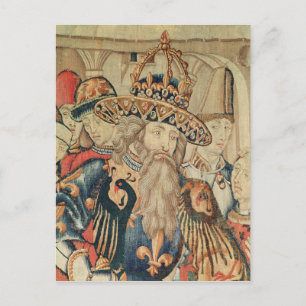 Hoofd van de workshop Karel de Grote, Toernai Briefkaart