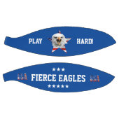 Hoofd van een adelaar, ster, VS-vlag Basketbal (Panelen)