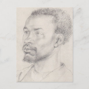 Hoofd van een Afrikaan door Durer Briefkaart