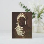 Hoofd van een Afrikaans Man dat een Turijn door Ru Briefkaart (Staand voorkant)