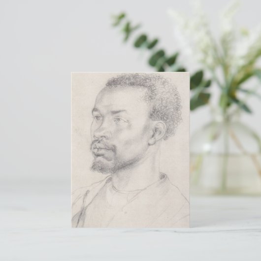 Hoofd van een Afrikaanse Durer Briefkaart (Staand voorkant)