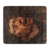 Hoofd van een Angry Man (verdriet en lijden) Snijplank (Voorkant)