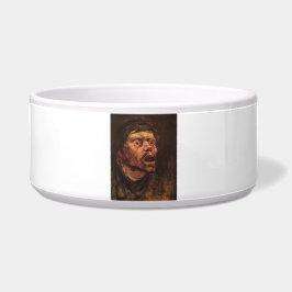 Hoofd van een Angry Man (verdriet en lijden) Voerbakje