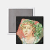 Hoofd van een bacchante magneet (Voorkant / Achterkant)