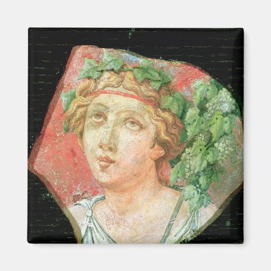Hoofd van een bacchante magneet (Voorkant)