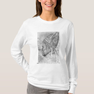 Hoofd van een bisschop uit het Album van de Vallar T-shirt