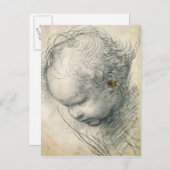 Hoofd van een Cherub Briefkaart (Voorkant / Achterkant)