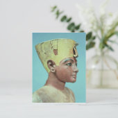 Hoofd van een "dummy" van de jonge Tutankhamun Briefkaart (Staand voorkant)