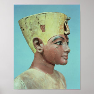 Hoofd van een "dummy" van de jonge Tutankhamun Poster