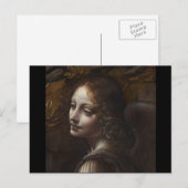 Hoofd van een engel van Leonardo da Vinci Briefkaart (Voorkant / Achterkant)