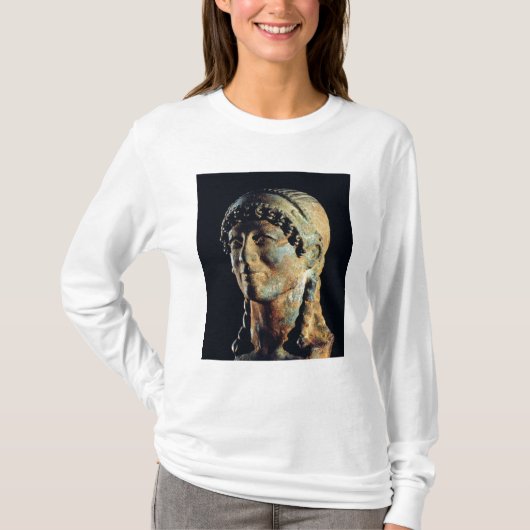 Hoofd van een Etruscan Woman T-shirt (Voorkant)