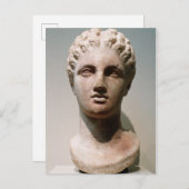 Hoofd van een godin, 4e eeuw voor Christus. Briefkaart (Voorkant / Achterkant)