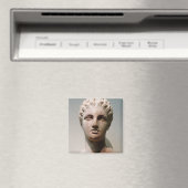 Hoofd van een godin, 4e eeuw voor Christus. Magneet (Insitu (Vaatwasser))