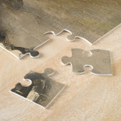 Hoofd van een hond, 1870 (olie op canvas) legpuzzel (Zijkant)