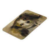 Hoofd van een hond, 1870 (olie op canvas) magneet (Linkerzijde)