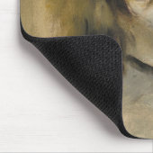 Hoofd van een hond, 1870 (olie op canvas) muismat (Hoek)