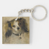 Hoofd van een hond, 1870 (olie op canvas) sleutelhanger (Achterkant)