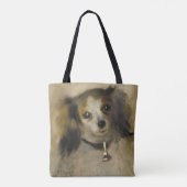 Hoofd van een hond, 1870 (olie op canvas) tote bag (Achterkant)