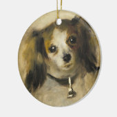 Hoofd van een hond, Auguste Renoir Art Keramisch Ornament (Links)