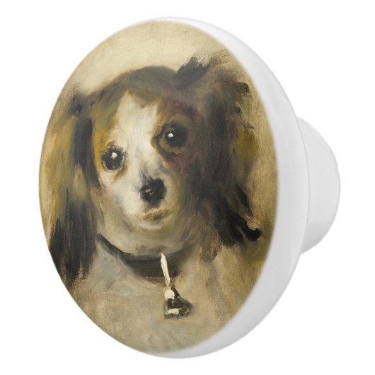 Hoofd van een hond, Auguste Renoir Art Keramische Knop (Rechts)