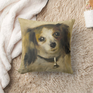 Hoofd van een hond, Auguste Renoir Art Kussen