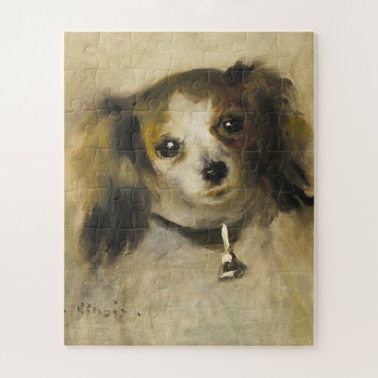 Hoofd van een hond, Auguste Renoir Art Legpuzzel (Verticaal)
