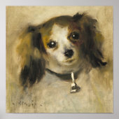 Hoofd van een hond, Auguste Renoir Art Poster (Voorkant)