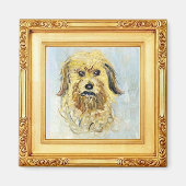 Hoofd van een hond door Claude Monet Magneet (Voorkant)