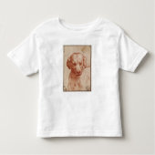 Hoofd van een hond kinder shirts (Voorkant)