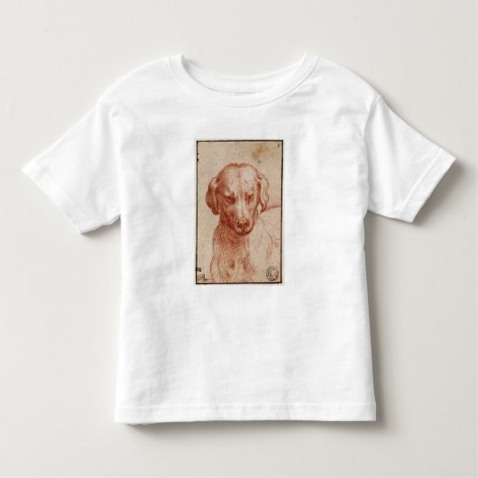 Hoofd van een hond kinder shirts (Voorkant)