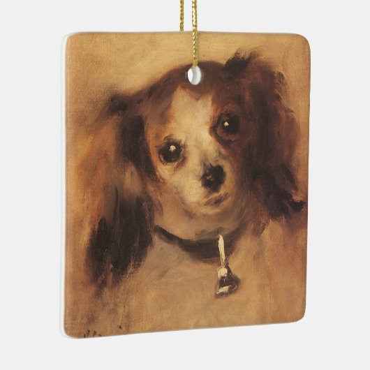 Hoofd van een hond van Pierre Renoir,  Kunst Keramisch Ornament (Rechts)