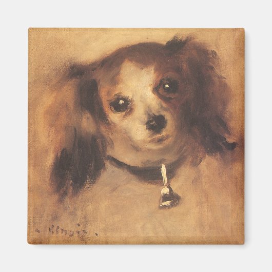 Hoofd van een hond van Pierre Renoir, Kunst Magneet (Voorkant)