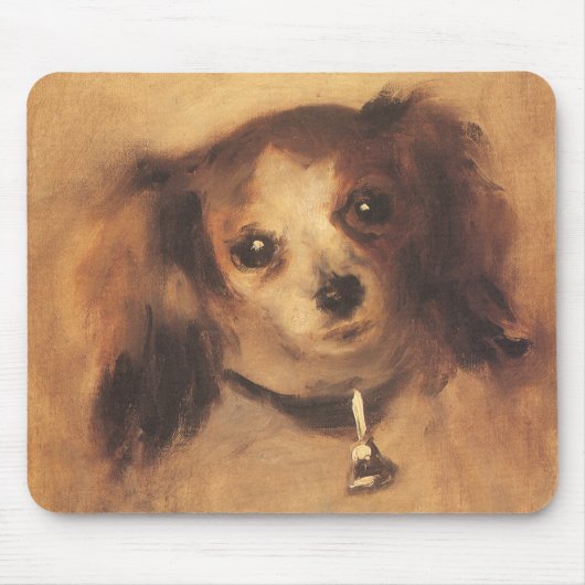 Hoofd van een hond van Pierre Renoir,  Kunst Muismat (Voorkant)