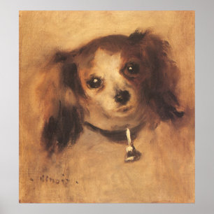 Hoofd van een hond van Pierre Renoir,  Kunst Poster