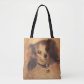 Hoofd van een hond van Pierre Renoir, Kunst Tote Bag (Voorkant)