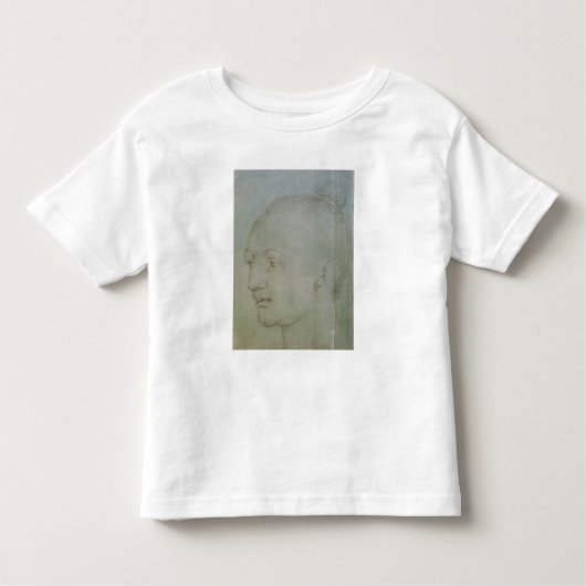 Hoofd van een jonge vrouw kinder shirts (Voorkant)